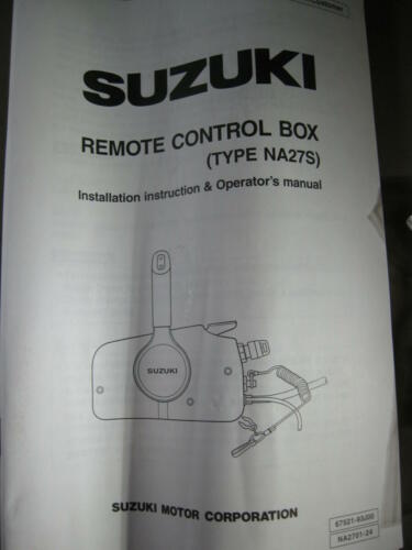 Suzuki Type NA 27S mit Trimm